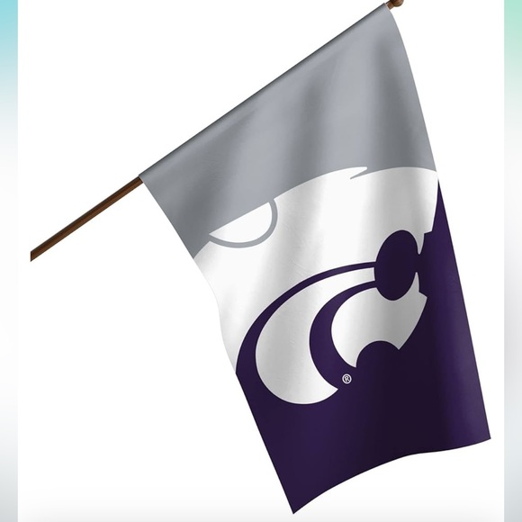 FOCO NCAA Kansas State Wildcats Unisex Double Sided Flag - Picture 3 of 5